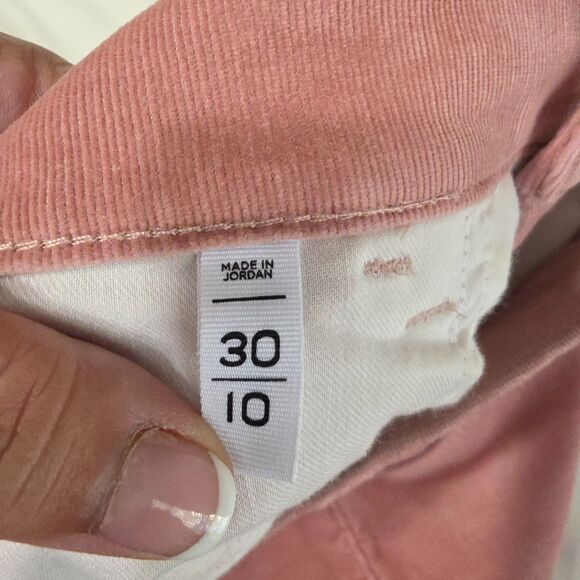 LOFT Soft Dusty Rose Corduroy Slim Pant - Size 10 / 30 - Picture 8 of 11